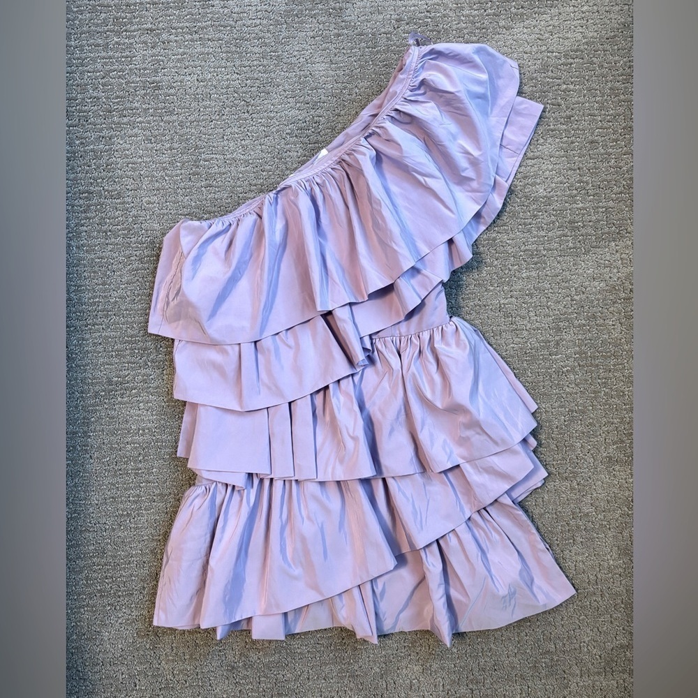 Endless Rose one shoulder dress, Lilac, size small. Brand new with tags! - Picture 3 of 5